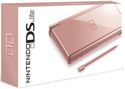 Nintendo DS Lite in metallic popular rose